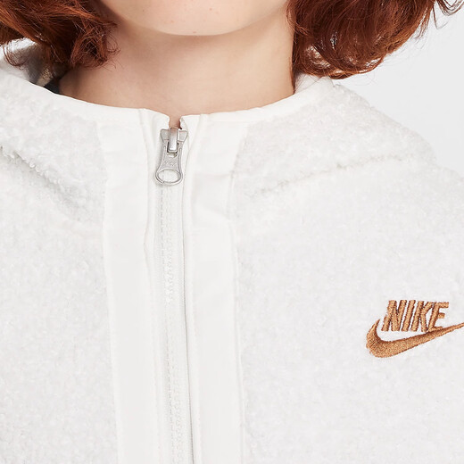 Nike Nike New Children's Gran Velvet Sports con capucha cálida y chaqueta casual BV3699-480 Z HQ4882-133 S