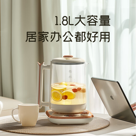 AUX Health Kettle, Tea Kettle, Constant Temperature Kettle, Electric Kettle, 1.8L Large Capacity Household Insulation Tea Maker, Office Glass Flower Tea Kettle ASH-18AZX-20