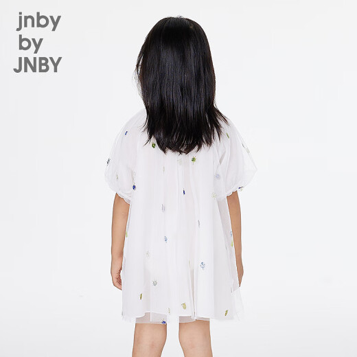 jnby by JNBY新款江南布衣童装oversizeA型短袖连衣裙25夏女童1P4G12240 031/深灰 图案随机 110 cm