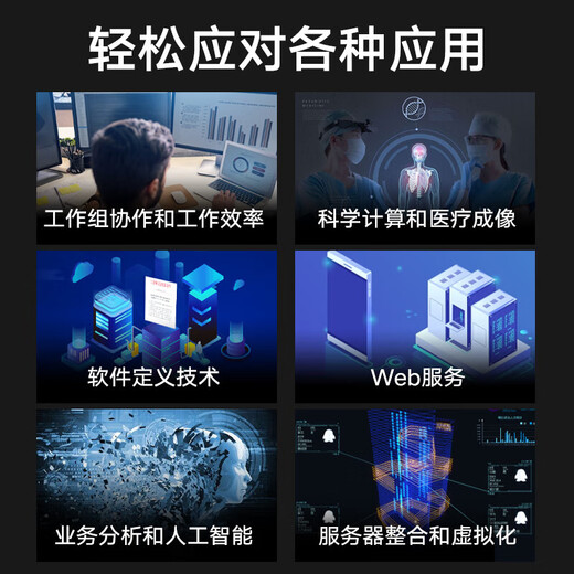 Dell (DELL) T640 Tower Server Deep Learning AI Artificial Intelligence GPU Simulation Computing Acceleration Desktop Computer Host 2*Gold Medal 6226R 32 Cores 2.9G 16G Memory/2*2TB SAS/H350