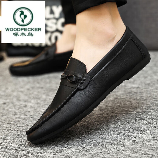 Woodpecker printemps respirant des chaussures pour hommes résistantes à l'usure antidérapante 2025 Nouveaux chaussures de bonnet paresseuses pour hommes