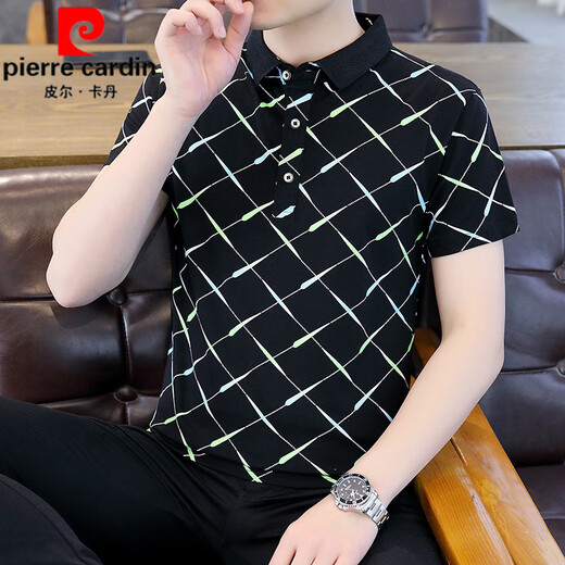 Pierre Cardin 2025 Summer nuevo polo camiseta de manga corta de la altura de la mano de moda