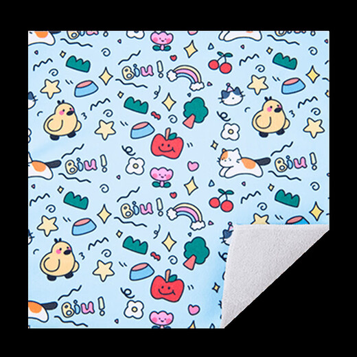 Lanswood cat wrapping cloth, cat fixation artifact, nail scissors bag, cat cloth, cat wrapping cloth bag, cat magic cloth, 100-stick cloth, blue small size 35*35cm 6Jin Jin is equal to 0.5 kg