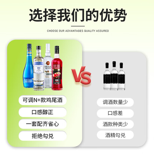 百瑞卡洋酒朗姆酒烘焙白朗姆酒自调莫吉托mojito调酒基酒黑朗姆自由古巴 【调酒基酒套装】 700mL 4瓶
