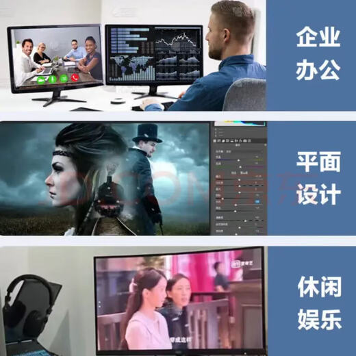 Desktop computer second-hand host quad-core i7 independent display business office home DNFLOLi3i5 gaming computer complete machine configuration an i3 2100 high-definition core display/4G/120G single host