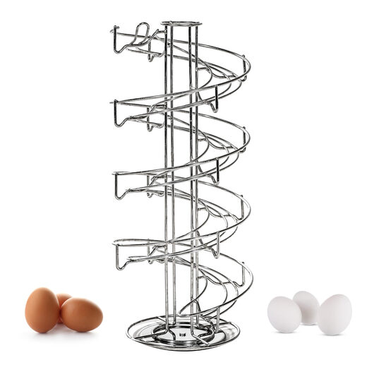 Trademark InnovationsInnovations egg rack suitable for countertop, spiral egg rack, egg tower