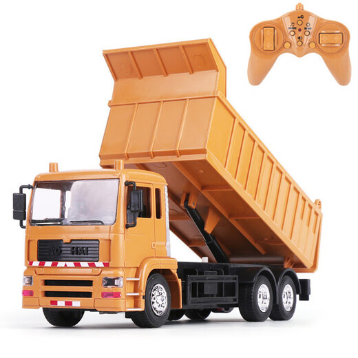 Version en alliage haoleshuang Télétéopitace camion à benne basculante camion de simulation d'enfants en génie du véhicule télécarrié