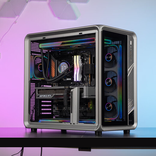 Colorful BO400 Qiao Sibo Ruilong 9950X3D/9800X3D/RTX5090D/5080/5070Ti assembled computer desktop game e-sports host flagship store diy complete machine 2 9800X3D+32G+2T+5070Ti