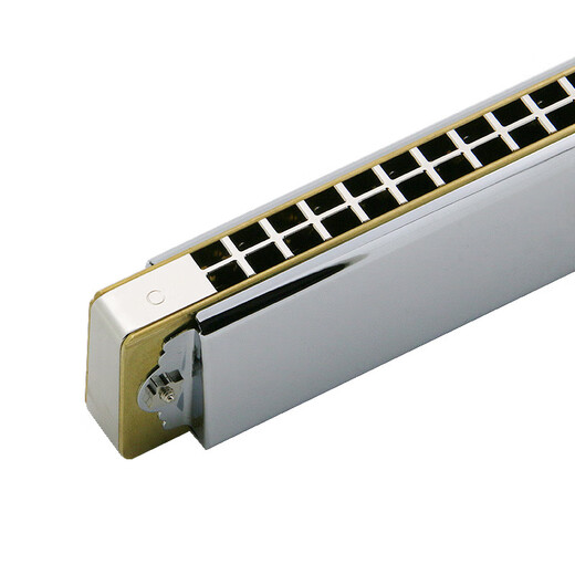 Tongbao armónica oficial 6624s Símbolos de descanso y rejilla de cobre de metal electroplacado Adult Polifónico armónica de 24 hoyos #C Tune Pro El modelo de placa de asiento electrochalado