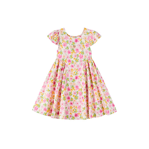 
Disney girls summer floral dress summer new dress girls summer 2025 new children's clothing