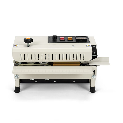Du Nai continuous sealing machine fully automatic film commercial printing production date small heat sealing machine moon cake tea snack plastic bag aluminum foil bag FR400 paint