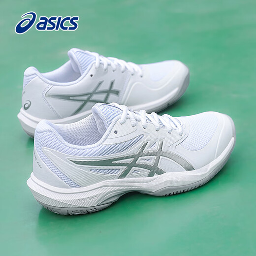 ASICS tennis shoes women's GAME FF official flagship autumn mesh breathable lightweight cushioning professional sports shoes 1042A281-101 42.5