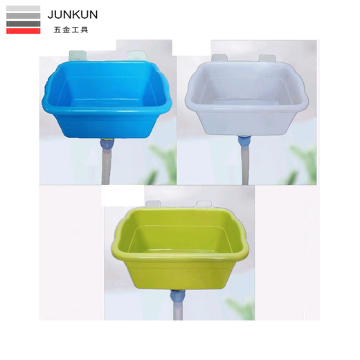 NAOISKEY side drainage kitchen thickened plastic dish drain temporary dishwashing mop pool wash basin installation simple sink small green 33*23*14+78cm lower side drainage