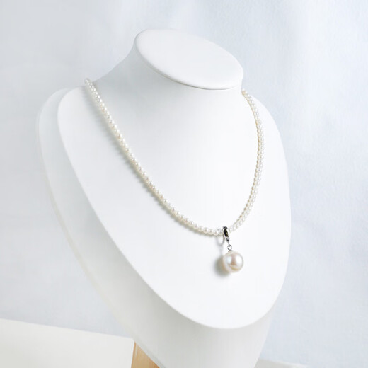 DL 1998 Fat Donglai same style Edison pearl pendant Zhi Luxury Summer Ningtian l natural fresh water large dot highlight buckle 11.5-12.5mm/silver inlaid buckle does not include chain