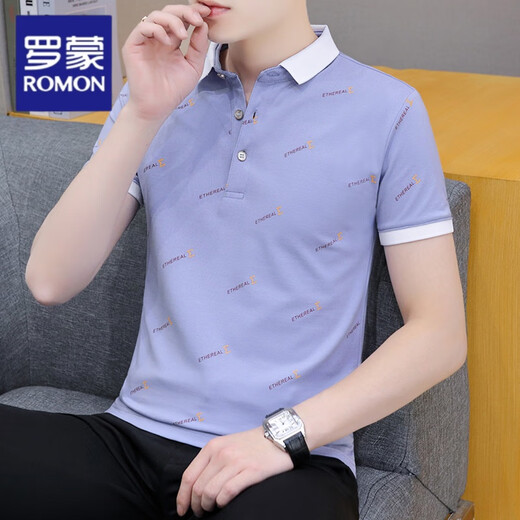 T-shirt à manches courtes Lomon Summer à manches courtes à manches à manches courtes minces minces minces de polo Black Qy679 XL (180)