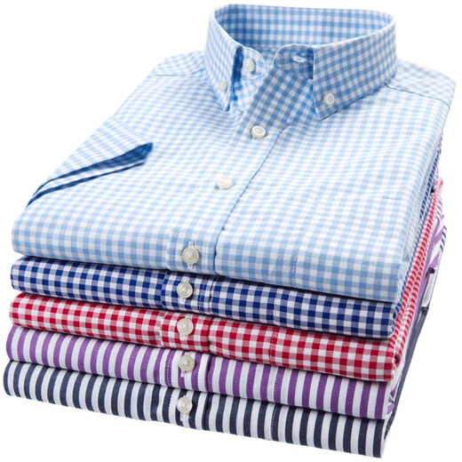 [Cotton Daddy-Anzug] High-End-Sommerhemd-Hemd-Kurzärmel-Kurzarm mittleren und jungen losen lässigen Hemden modisch und vielseitig F983 M 39
