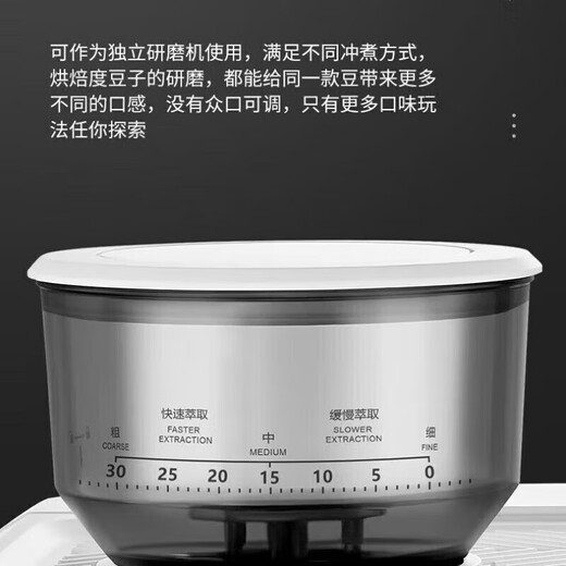 Baicui PE3899 dual boiler Italian full semi-automatic coffee machine household milk frothing machine grinding machine small machine
