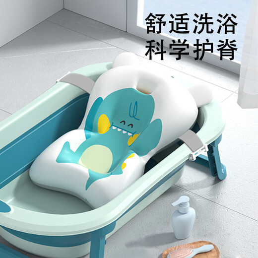 Benassi baby bath lying and supporting bath tub floating bath mat newborn baby bath net bath tub universal rack can sit sponge net bag cushion starry sky - white [upgrade and enlargement]