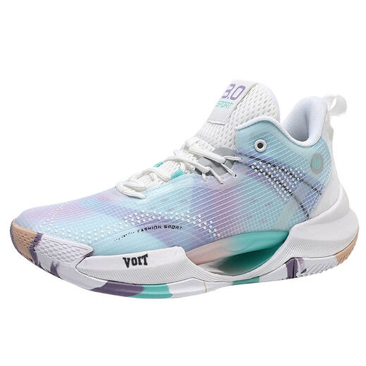 Zapatillas de baloncesto masculino de la marca de agua con botas de combate de choque transpirables para el desgaste antideslizante para estudiantes de combate para estudiantes para niños zapatos deportivos profesionales VT723 Paquete de cojín de gris blanco y obtenga tres código estándar gratuito de 35 Código estándar gratuito