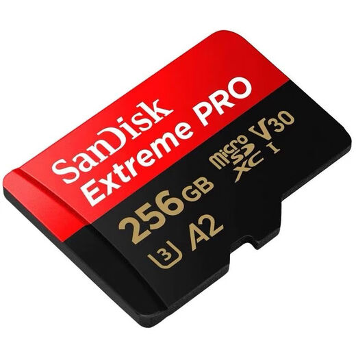闪迪SanDisk闪迪存储卡TF手机卡高速记录仪大疆无人机gopro推荐内存卡4K视频拍摄单反无人机闪存卡 256G高速TF卡
