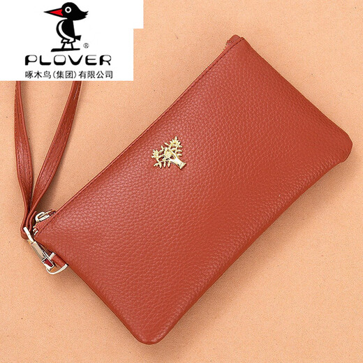 Plover Echtes Leder Frauen Clutch Bag Long Wallet 2025 Neue Mode einfache handgeschrieben