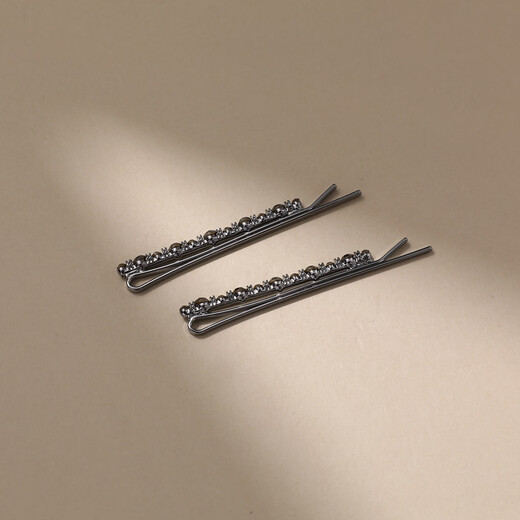 Chimera (CHIMERA) 2 pieces of high-end bangs side clips for broken hair, temperament and sparkling one-word clips, hairpins, hair accessories, headdresses, birthday gifts for girls