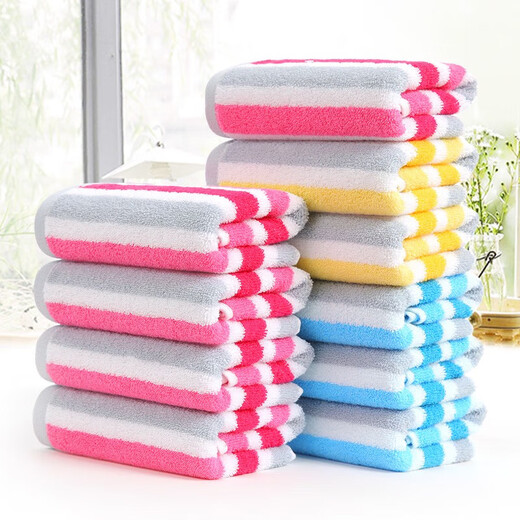 
10 gold towels for men and women plus thick face wash, cotton, soft water absorbent face towel 1047a (as shown in the picture, 10 pieces 0g 0x0cm