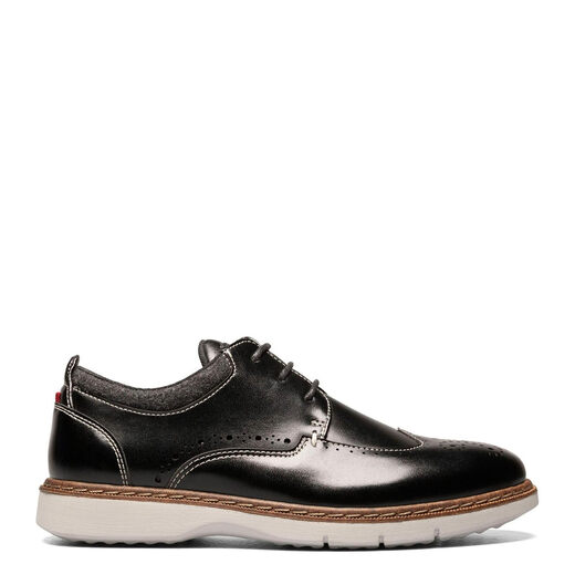 Stacy AdamsSTACY ADAMS Boys' Synergy Wingtip Lace Oxfords, Black, 4.5 Olds Black 4.5 Olds