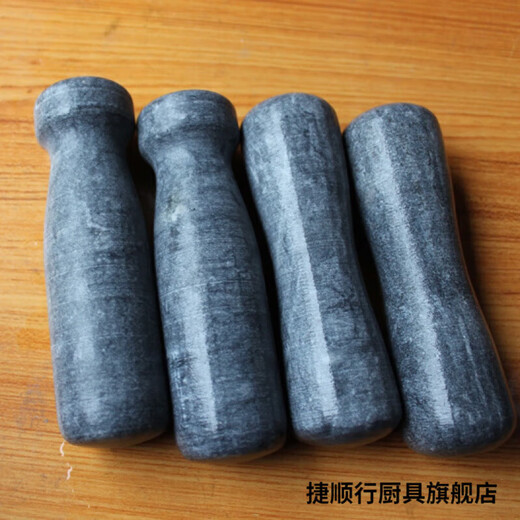 Luxu orange pounding garlic hammer stone hammer stone mortar hammer thunder mortar hammer garlic mortar garlic hammer garlic hammer garlic pounder garlic press bluestone 12 cm frosted bluestone hammer (original stone)