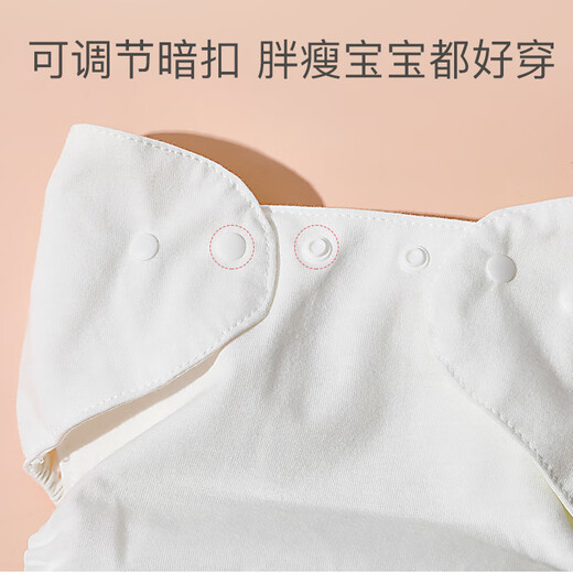 蒂乐新生婴儿防水透气尿布裤可洗夏宝宝固定带神器 4条换洗套装B 4条装 S(6-12斤/0-3个月)