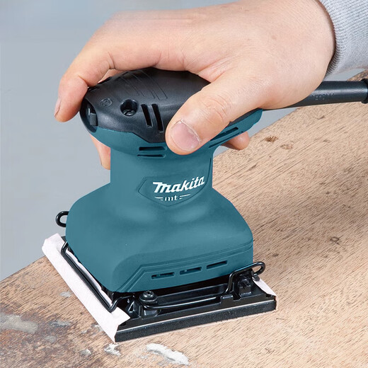 XMSJ Makita Sandpaper Machine Grinding Machine Small Woodworking Electric Wall Grinding Machine Wall Flat Putty Polishing Tool M9202B