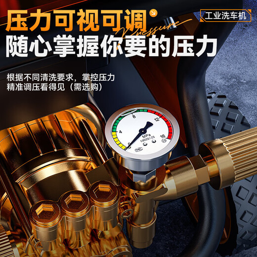 WITTMANN car washing machine commercial high-pressure water gun for floor cleaning 4200W overpressure M9 (pure copper connector) + 20m pipe