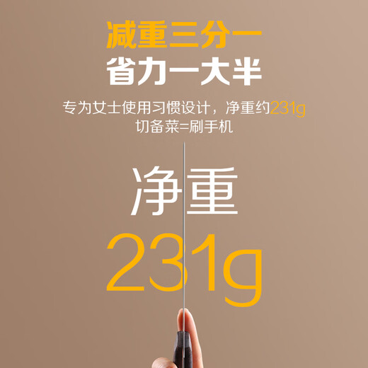 Couteau de cuisine Shibazizuo, couteau à découper à double usage, couteau à trancher, couteau à trancher la viande pour femme, couteau de cuisine Yangjiang Shibazi, couteau à trancher domestique Xiangyun SL2218-B