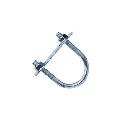M1416 full set of galvanized extended U-shaped screws U-shaped snapshots U-shaped bolts U-shaped tube clamping telephone pole clamp 16*50*98 with pad