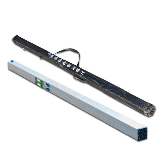 Highway ruler three-meter ruler aluminum alloy ruler folding horizontal ruler plug engineering highway flatness detection ruler 3 meters