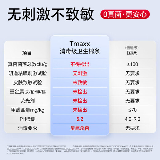 Tmaxx导管式卫生棉条新手推荐游泳卫生棉普通量多40支
