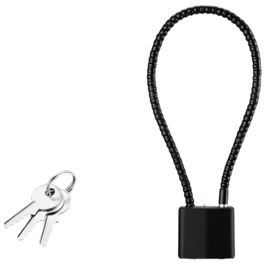 
Sheng Fuyong Wire Rope Padlock Steel Cable Cabinet Cabinet File Cabinet Extended Padlock Steel Wire Lock Anti-theft Padlock Black CW731415