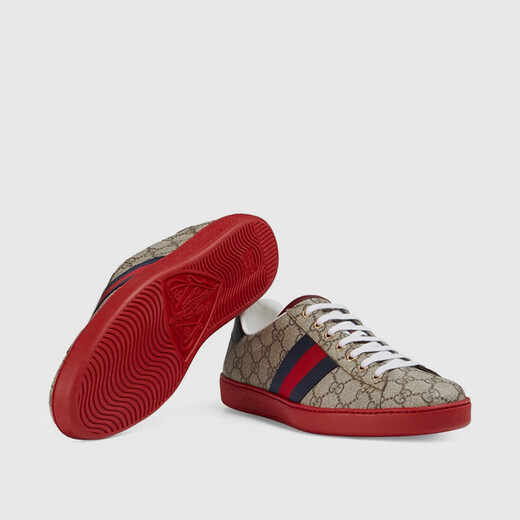 Gucci (Gucci) Ace Supreme Retro Casual Fashionable Zapatos de San Valentín chino Ebony 429445 96G50 9767 39.5