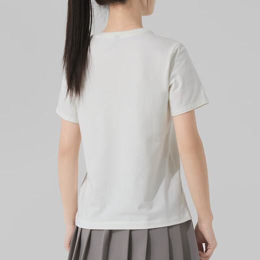 阿迪达斯（adidas）运动套装女 2025夏季新款潮流时尚透气短袖T恤针织休闲短裤两件套 汉玉白+亮光蓝 S