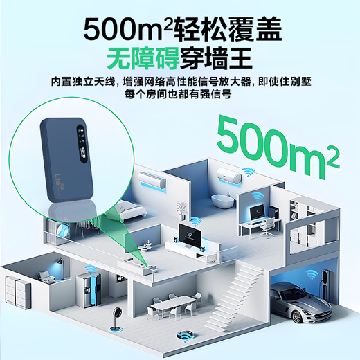 Xiaoyi portable wifi 5g unlimited traffic 2025 unlimited speed network broadband national universal high-speed traffic smart portable router Internet truck-mounted home high-speed WiFi6 standard version three-core three-antenna lifetime warranty five years replacement 10G one month