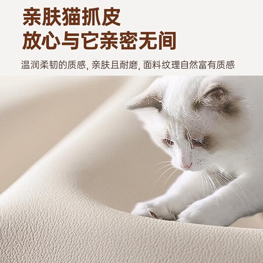 葵竹冉韵沙发床折叠两用2025新款小户型网红款客厅阳台多功能单人实木沙发 【原木色1.2m】+透气棉麻布