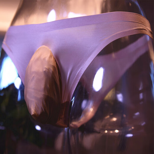 J Jingdika airplane cup underwear to wear to work men's underwear sexy masturbation L tube special penis thong insertable sex man Sakura pink ice silk JJ closed (with JJ cover) 80-120Jin Jin is equal to 0.5 kg