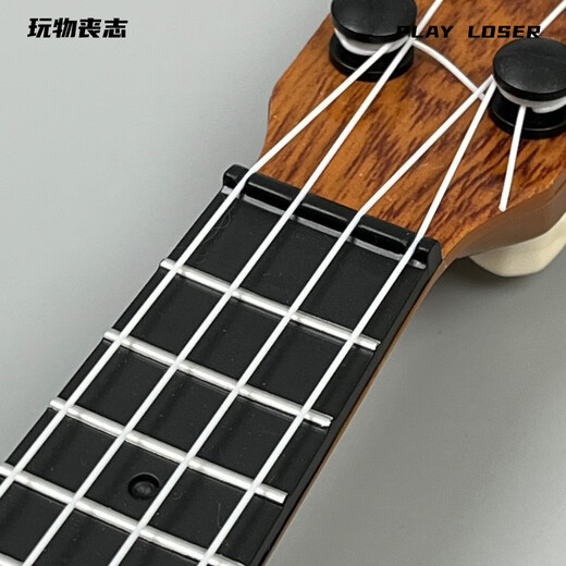 贤怀达吉他迷你尤克里里乐器可弹奏家居摆件装饰品吉它玩具初学者新手练 吉他(35cm)