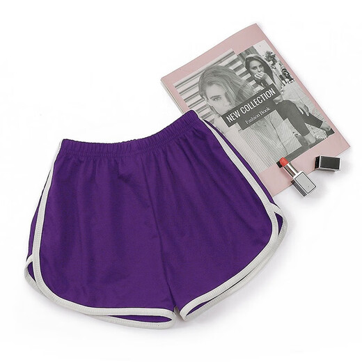 Summer new sports shorts for women, loose casual wide-leg pants, high-waisted quick-drying three-point pants, Zhuohe J01 simple pants black XL