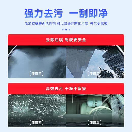 Blue Star Antifreeze Glass Water-30 2L*6 bottles Powerful degreasing film for car glass, decontamination and wiper water for all seasons