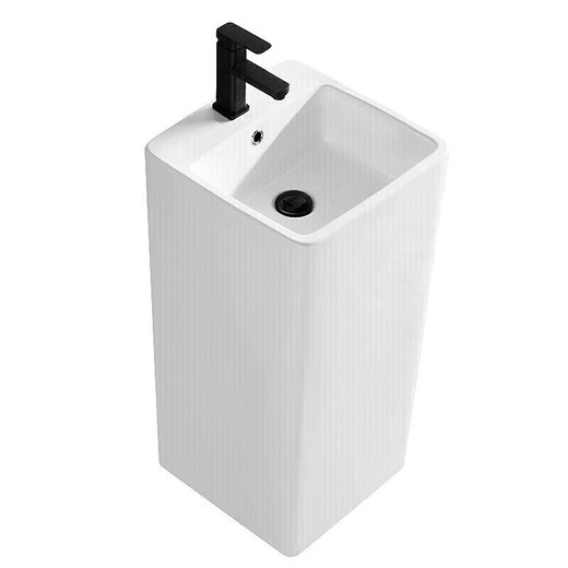 
TOTO square column wash basin simple ceramic joint column basin bathroom vertical small hand wash basin 829 basin + ceramic drain