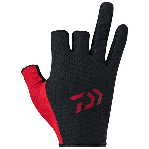 DAIWA 25 spring and summer DG-6425/6525 sweat-absorbent and quick-drying fishing gloves fingerless gloves DG-6525 exposed 5 fingers blue XL