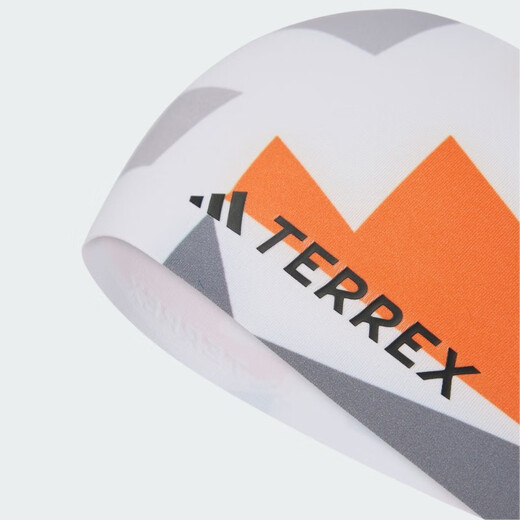 阿迪达斯 （adidas）户外运动头带男女新款adidas阿迪达斯TERREX JJ1476 白/半冲击橙/黑色 OSFW