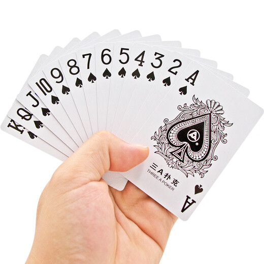 Tres un juego de jugadas Box Whole 100 Hard Propietario de alta calidad Big Propietarios 3a Tarjetas Tres A King 9888 UNA CAJA (100 pares)