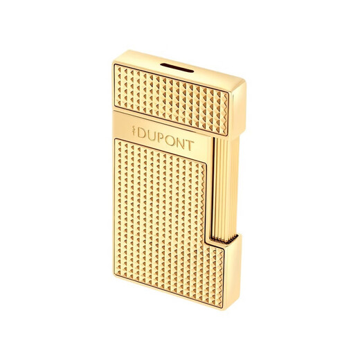 S.T.Dupont SLIMMY men's gold brass diamond lighter 28119 67.30x37.20x8.79mm